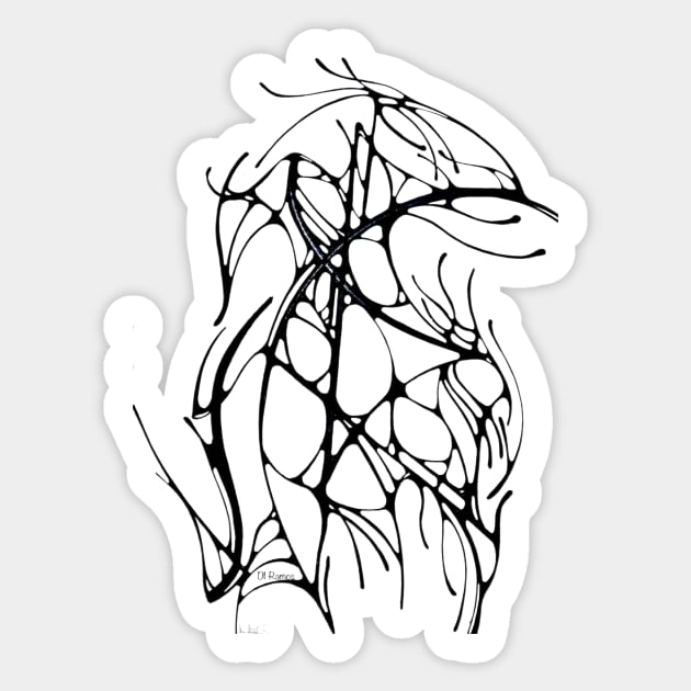 Dolphin Sticker by DIagonfly 